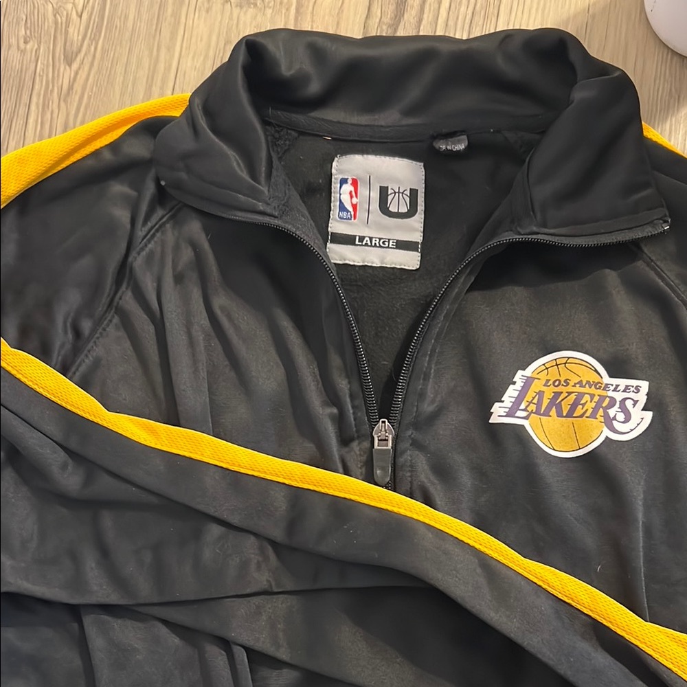 Los Angeles Lakers Black and Yellow Jacket